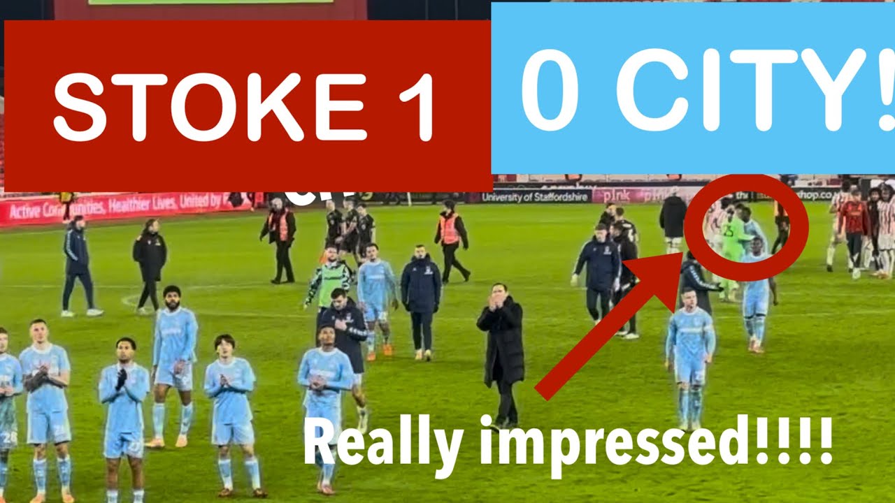 Stoke 1-0 City FA Cup 3rd round - Esse and Mini impress despite City loss