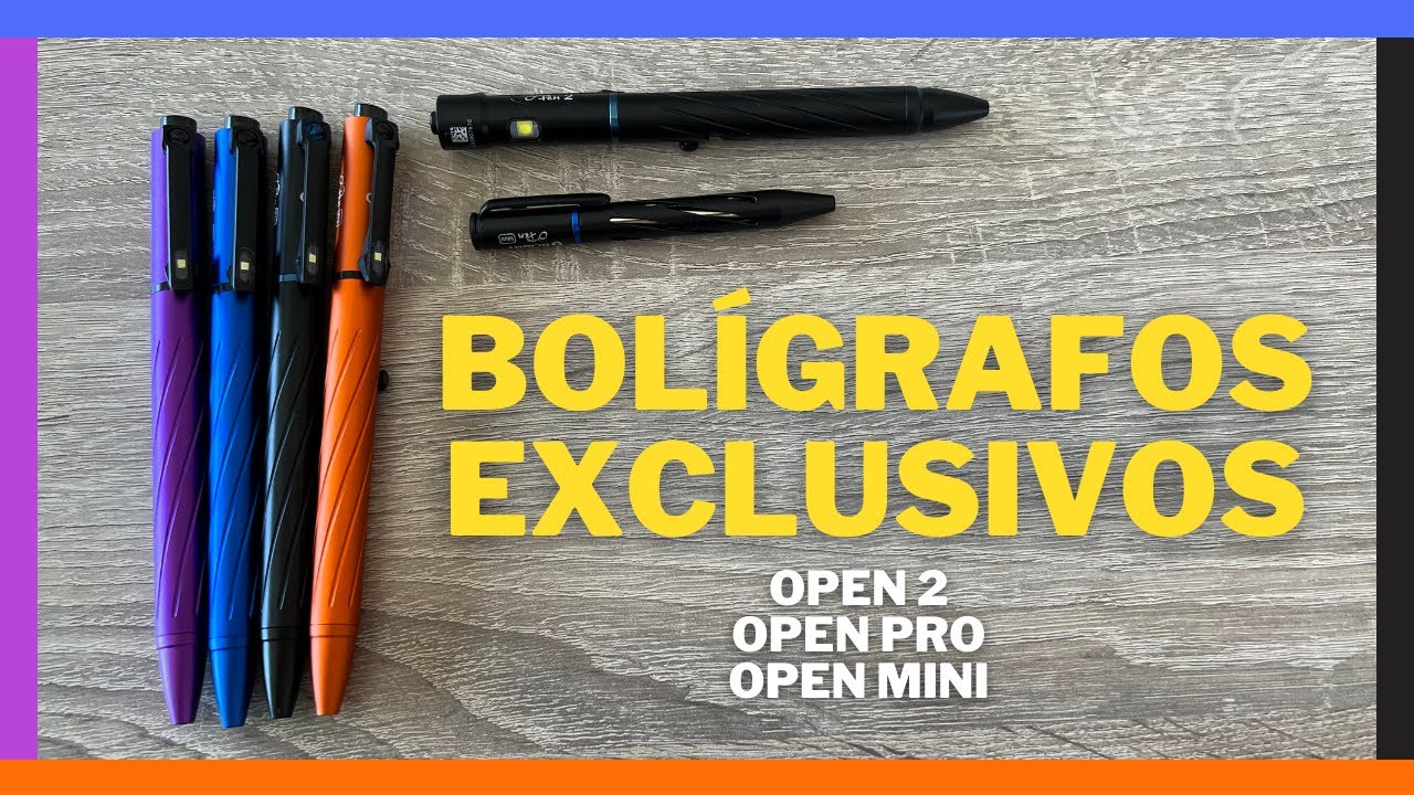 Todos los Bolígrafos Open de Olight ✍️ - Diferencias entre ellos