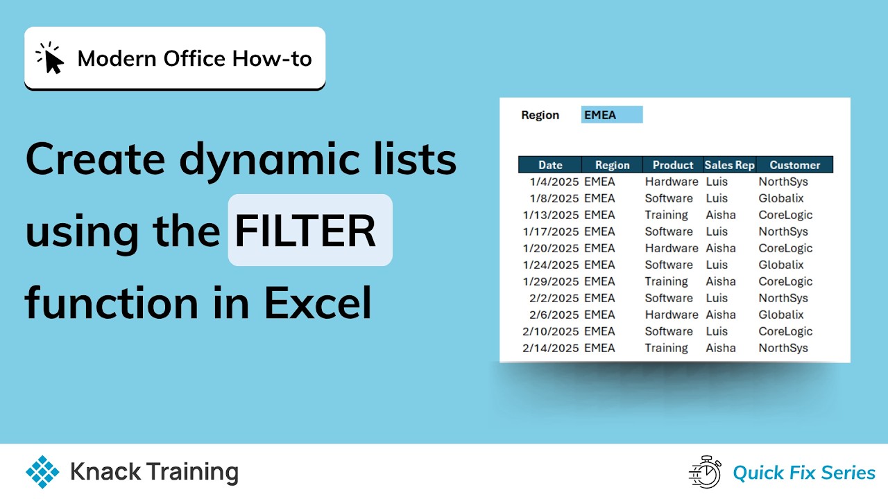 Использование функции «Фильтр» в Excel | Повседневная офисная работа