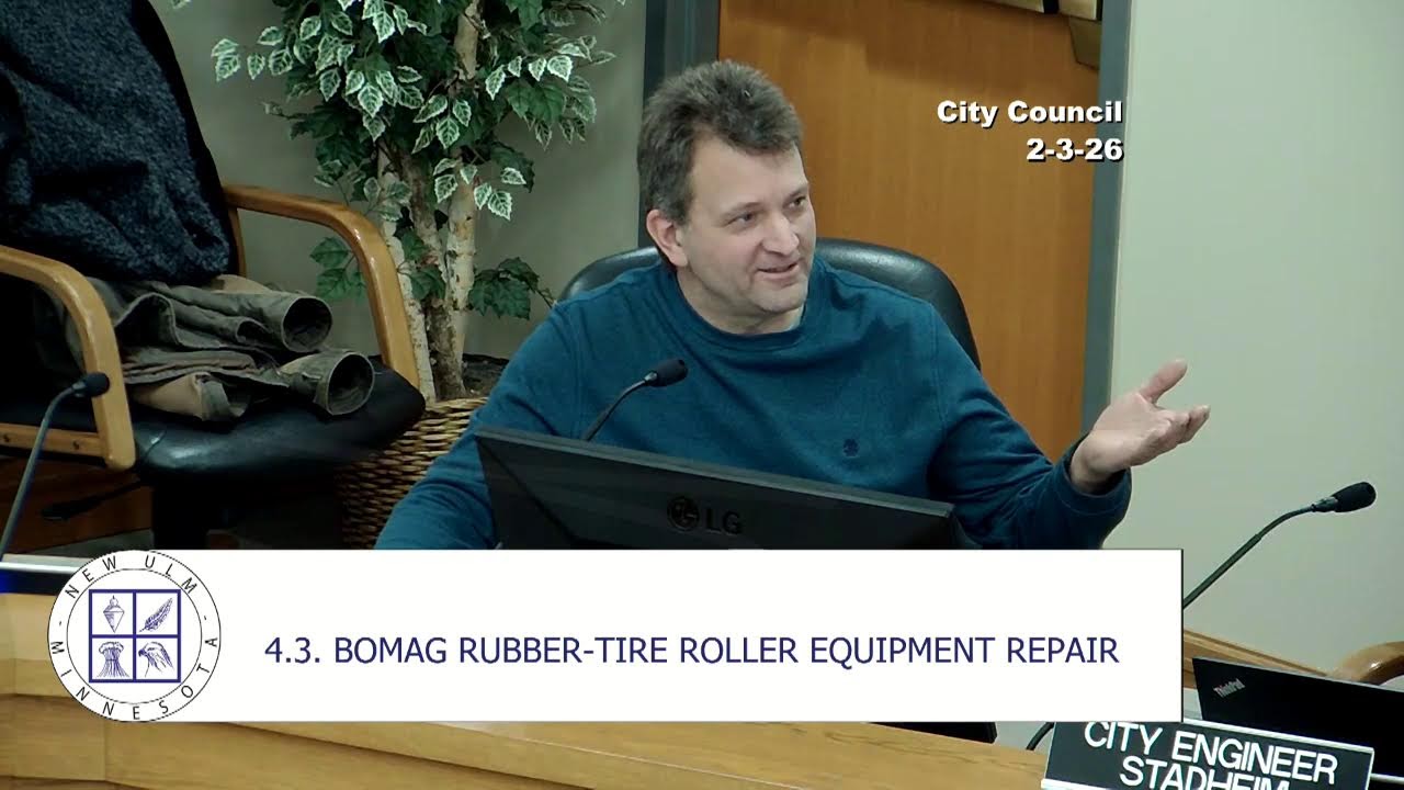 February 3, 2026 New Ulm City Council Meeting