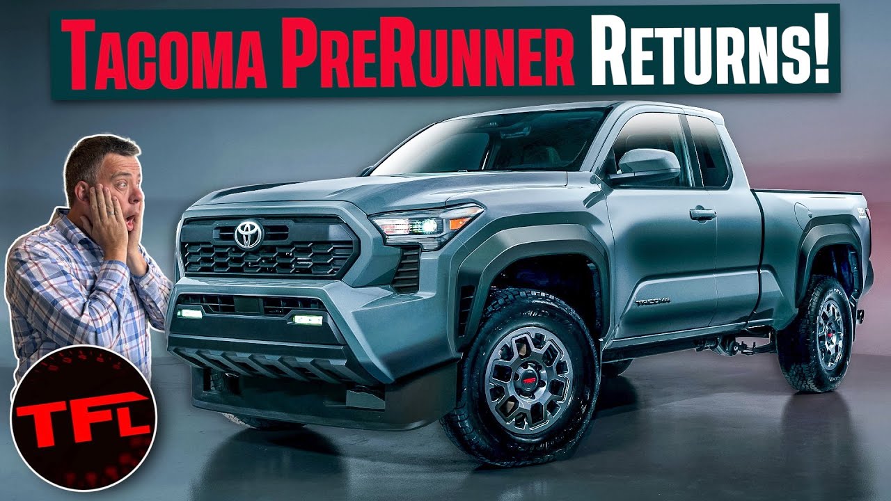 The All New 2024 Toyota Tacoma PreRunner Is Back and It Now Comes with Something Surprisingly Great!