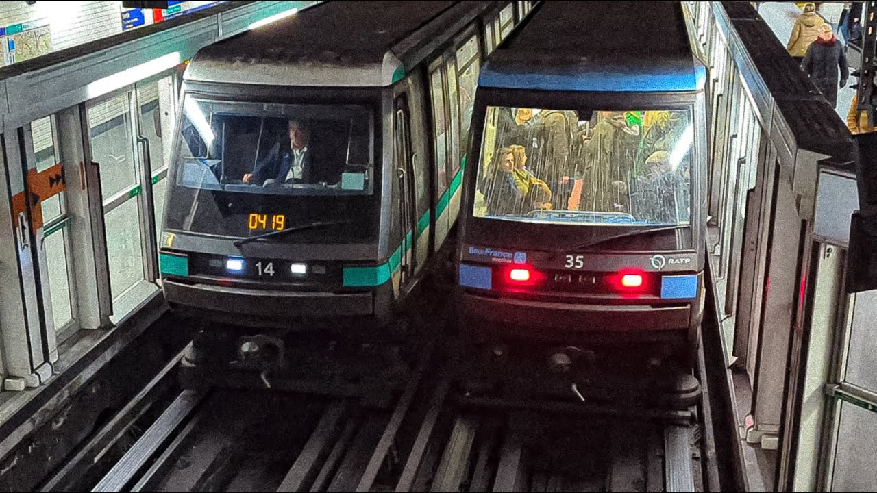 METRO DE PARIS, LIGNE 4 : MP89CC - DECEMBRE 2023