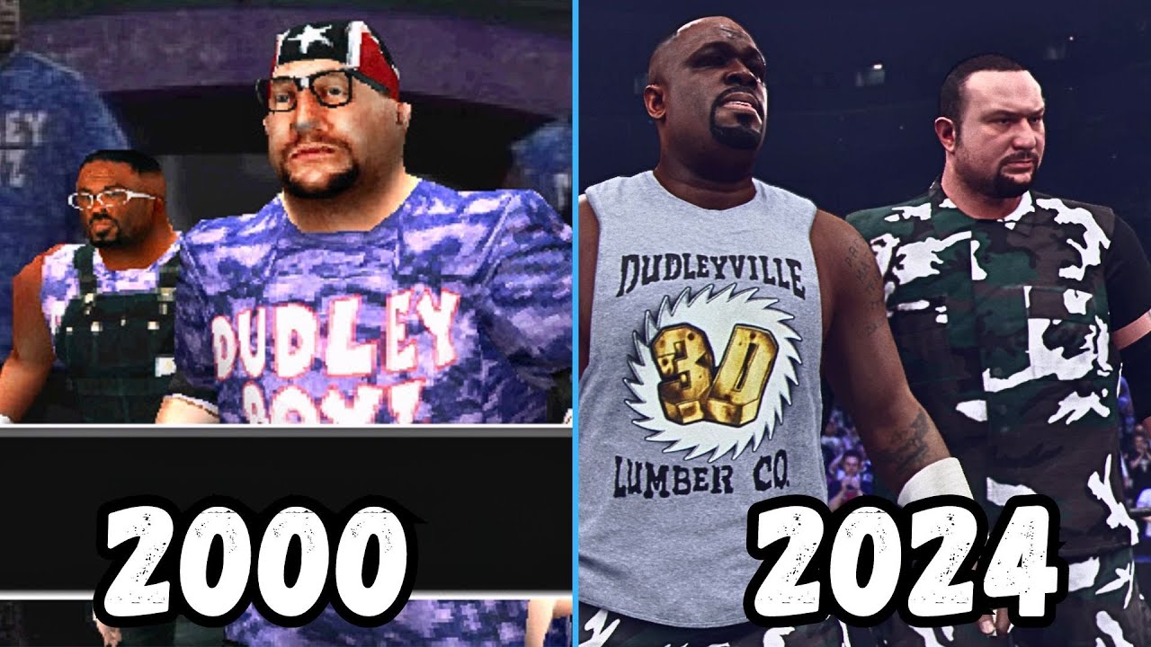 Evolution of Dudley Boyz Entrance 2000 -2024 - WWE Games