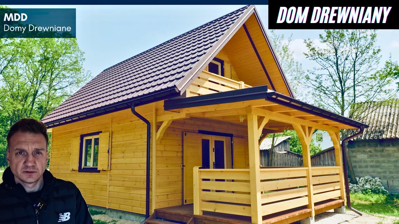 DOM DREWNIANY 35m2 | Prezentacja zakończonej inwestycji MDD