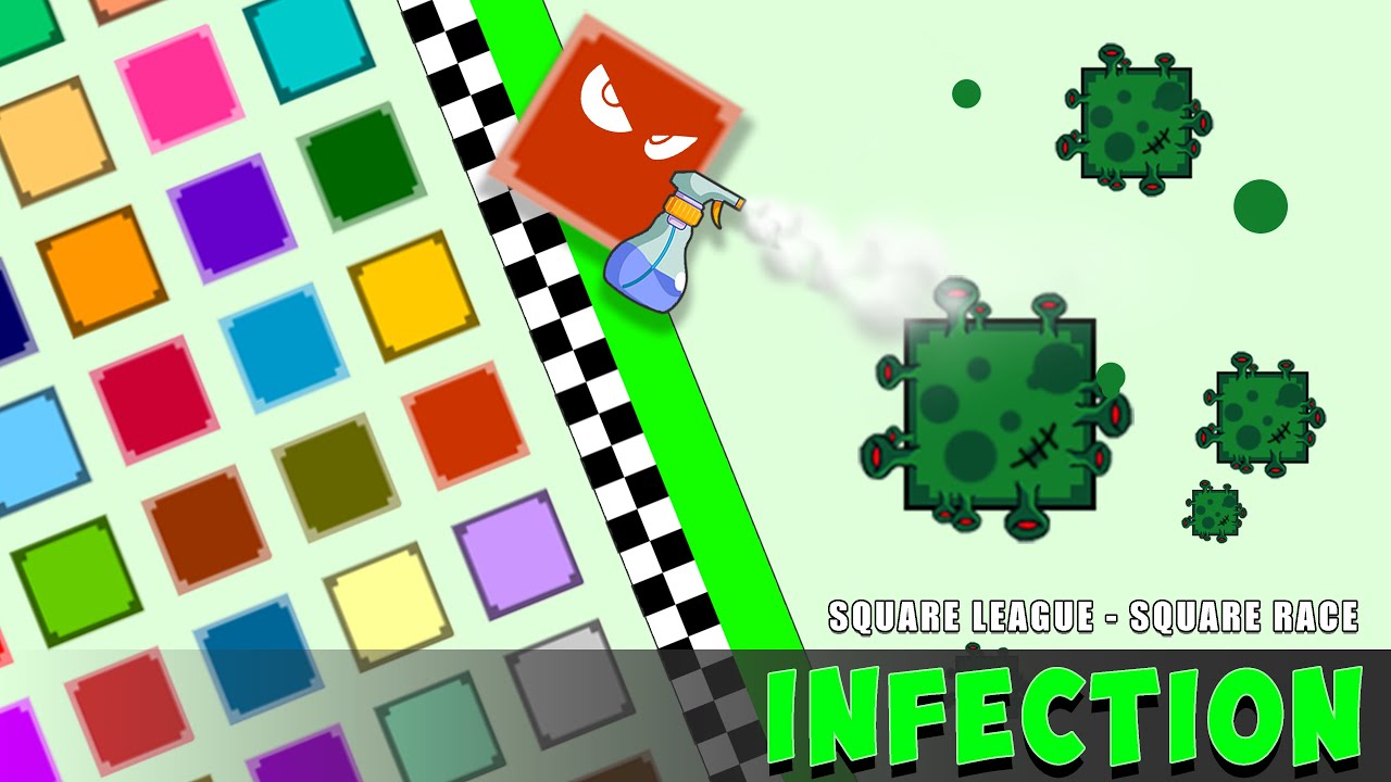 Infection Square Race - Survival Square League