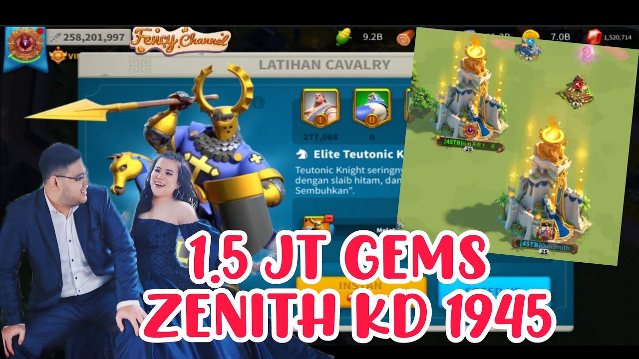AKUN GHANI KARIM HABIS HELL KVK BAKAR 1.5 JUTA GEMS ZENITH EVENT KD 1945! NYARIS GA DAPET ! ROK INDO