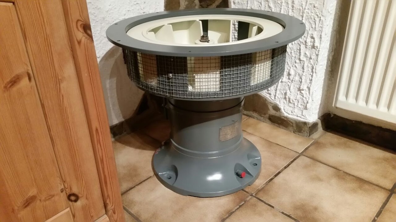 RESTAURATION EINER 80 JAHRE ALTEN LUFTSCHUTZSIRENE TYP: ELEKTROR L1