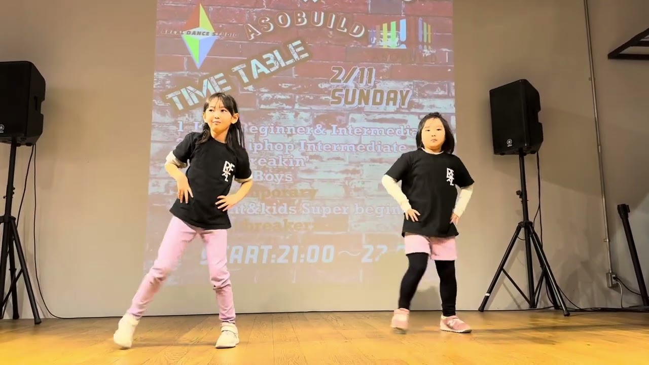 幼児 & キッズHIPHOP超初級 in アソビル