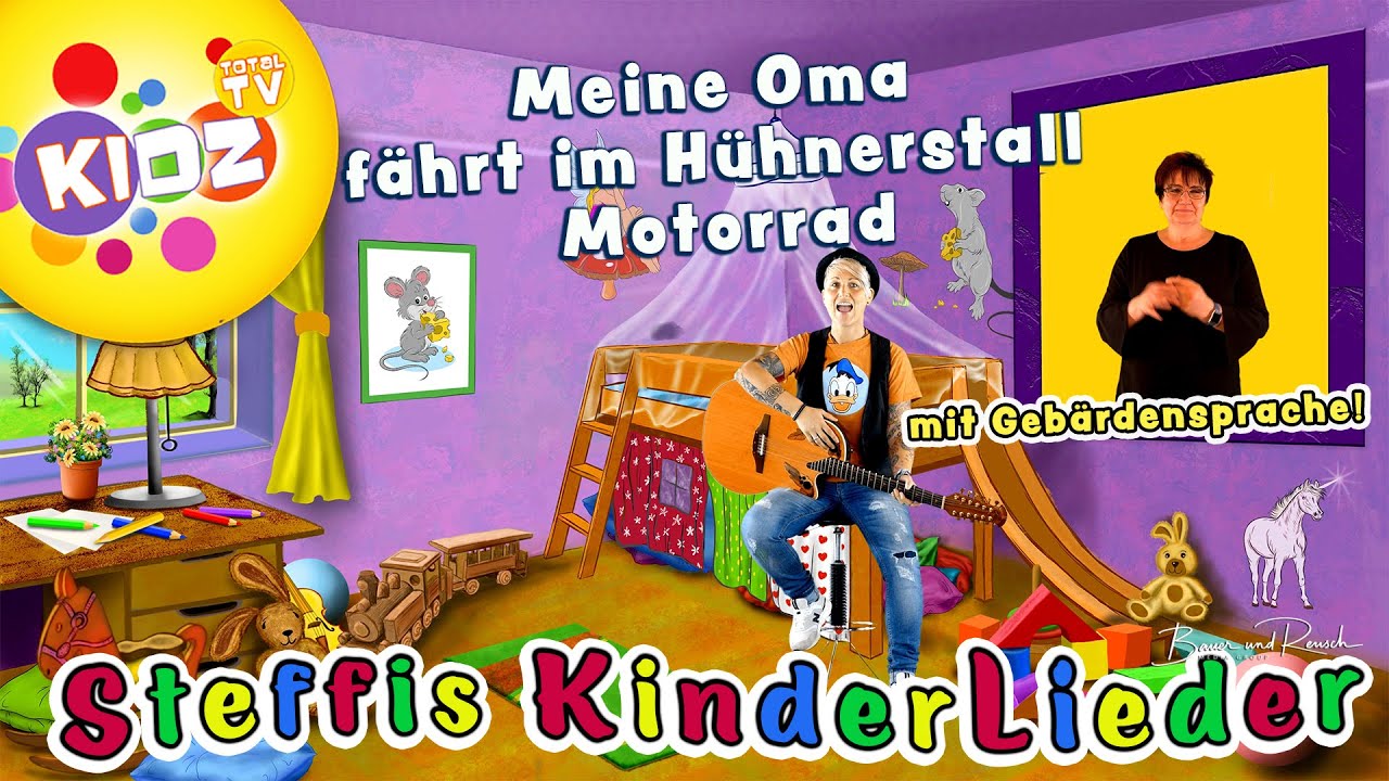 Kinderlieder - Meine Oma fährt im Hühnerstall Motorrad - Gebärdensprache