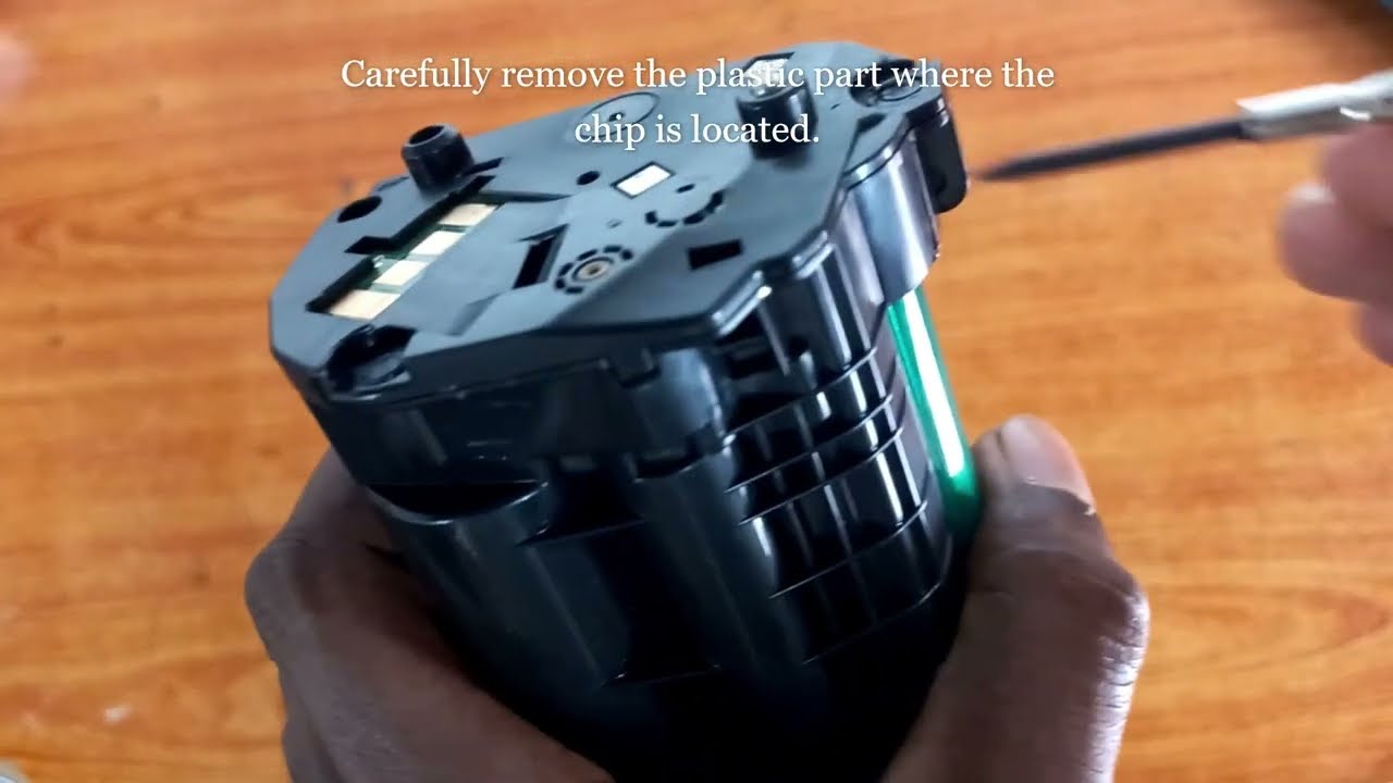 HP 107A toner Cartridge chip restoration. 107A toner without chip. Exchange 107A toner to a printer.