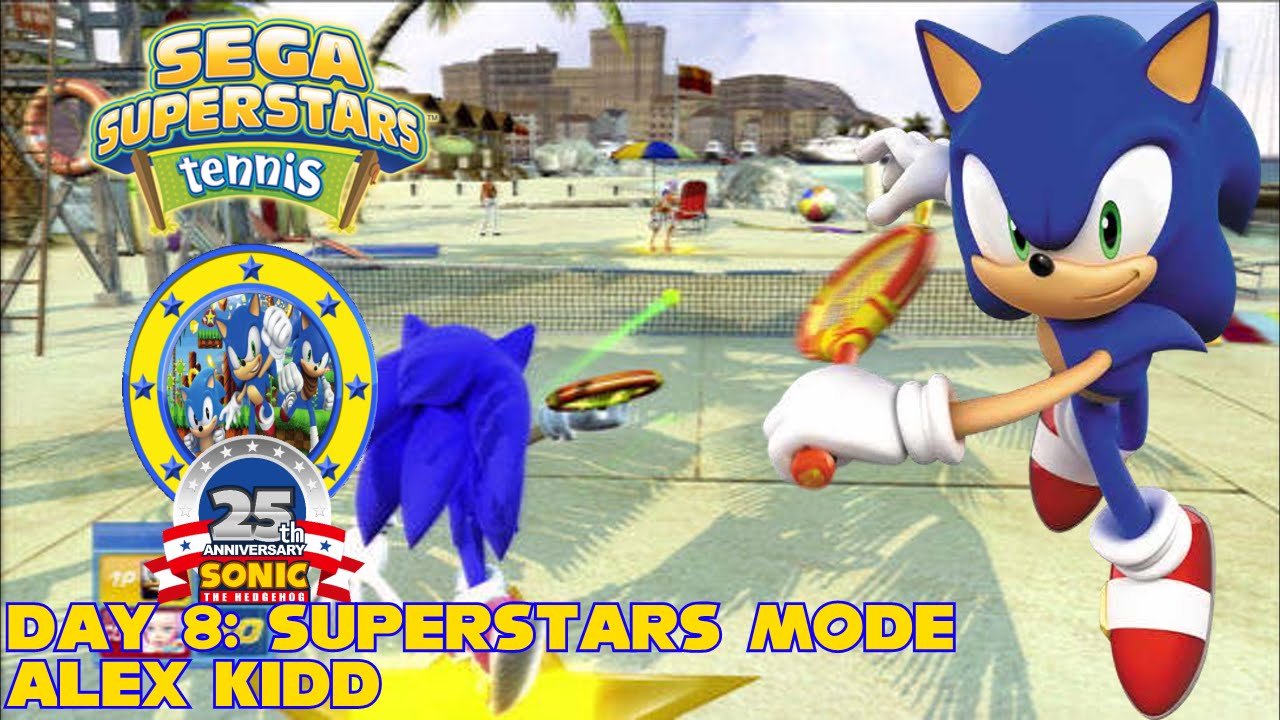 SEGA Superstars Tennis | Day 8 | Superstars Mode | Alex Kidd | #Wimbledon2016