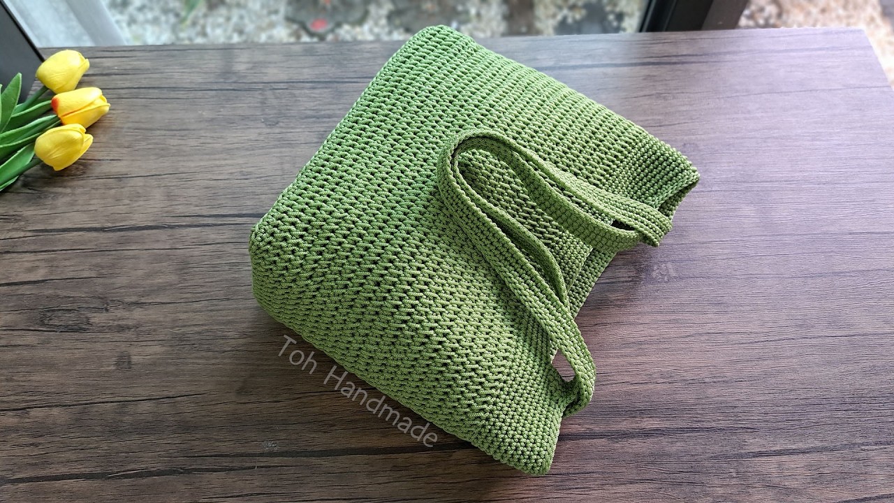 Neat! Crochet bag | Step by step crochet tutorial | Toh Handmade 💖💖💖