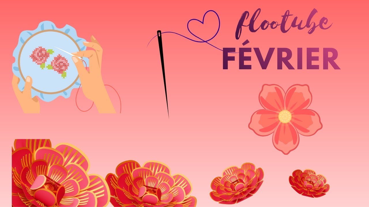 FLOOSTUBE FÉVRIER #crosstich #dreamstitch #vipcrossstitch 