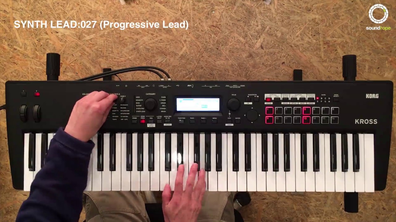 KORG KROSS #1 | Play Presets Sound