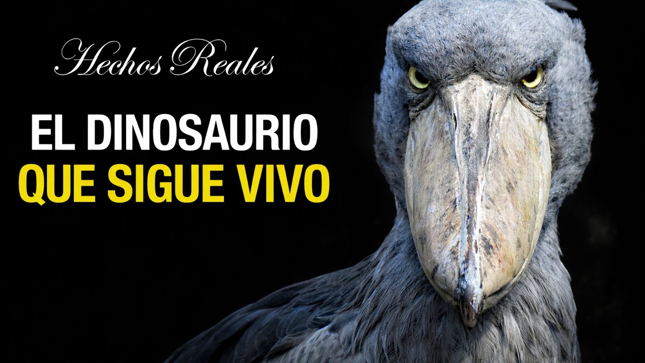 ¿De dónde viene el PICO DE ZAPATO de mirada PREHISTÓRICA?