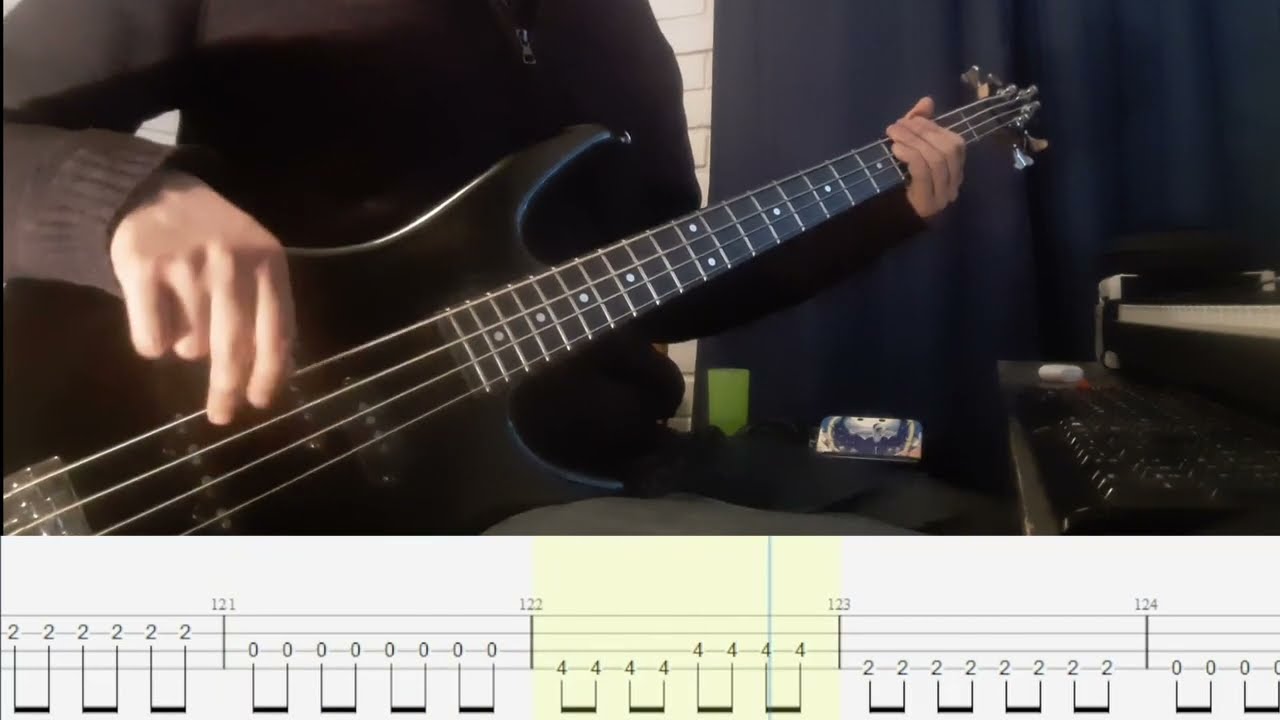 Shadow World - Persona 4 Golden || Bass Cover (w/tabs)