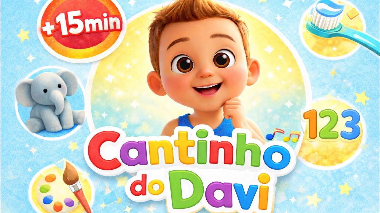 15 Minutos de Músicas Infantis | Álbum Completo Cantinho do Davi