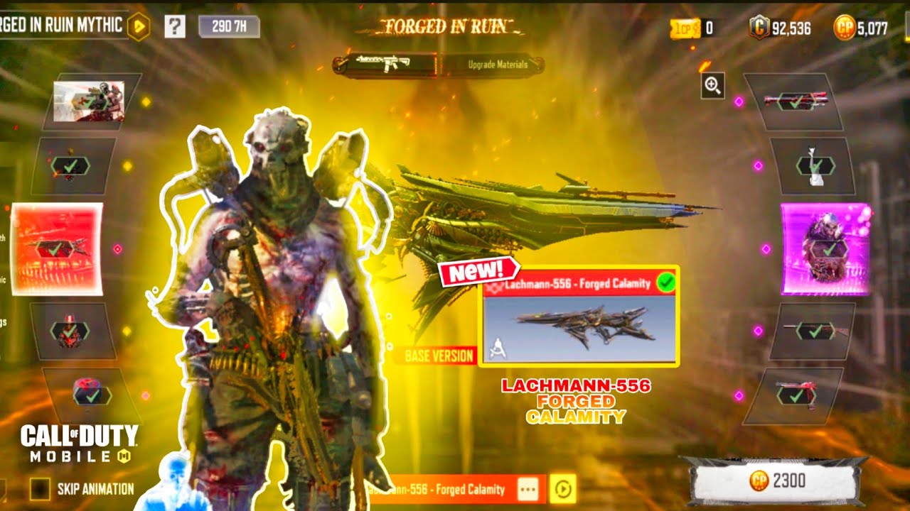 LACHMANN-556 FORGED CALAMITY | FULL DOMINATION 💀🔥 | CODM Ranked Match #lachmann556 #codm 