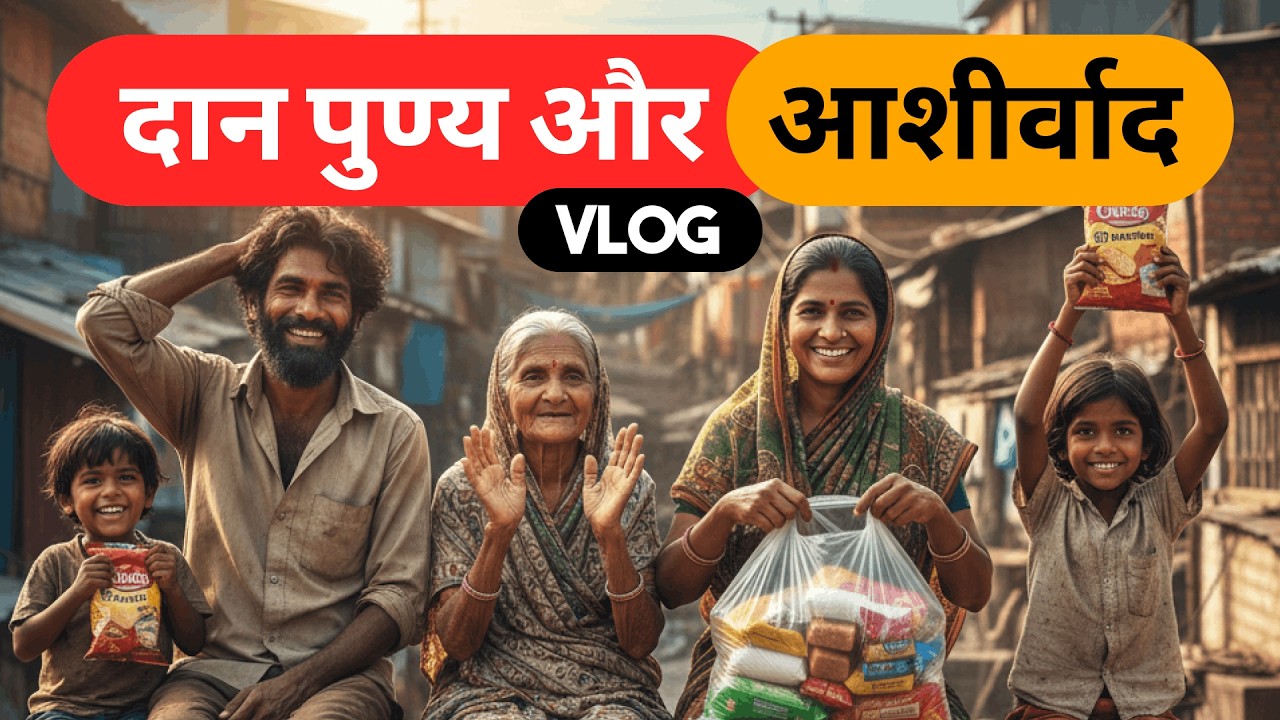Donation on makar sankranti hindi vlog | sunil and sonal vlogs