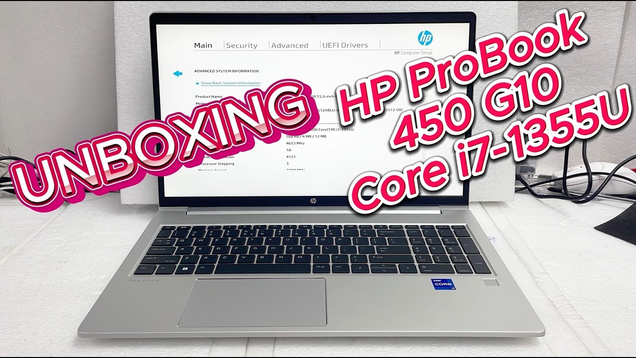 HP ProBook 450 G10 i7-1355U Unboxing | 85D04EA | HP ProBook 450 G10