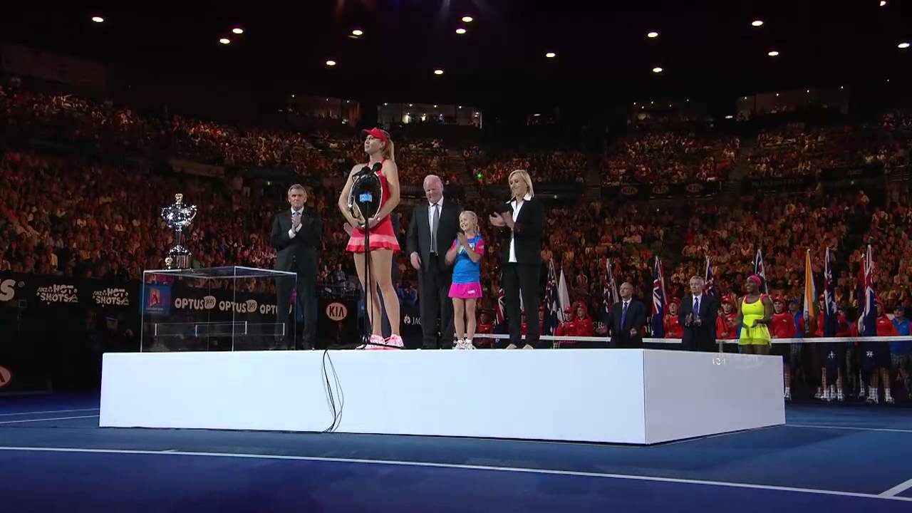 Maria Sharapova's runner-up speech (Final) - Australian Open 2015