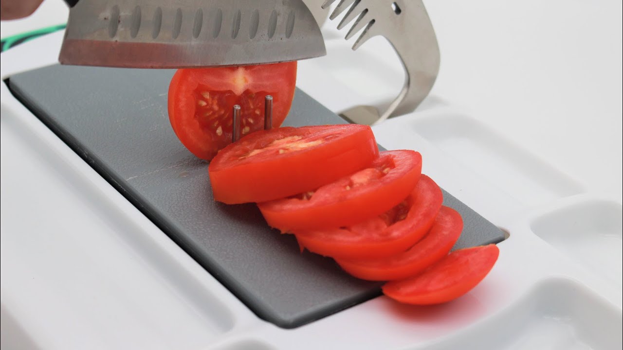 Slice N Fun Chef De Partie One-handed adaptive, assistive cutting board