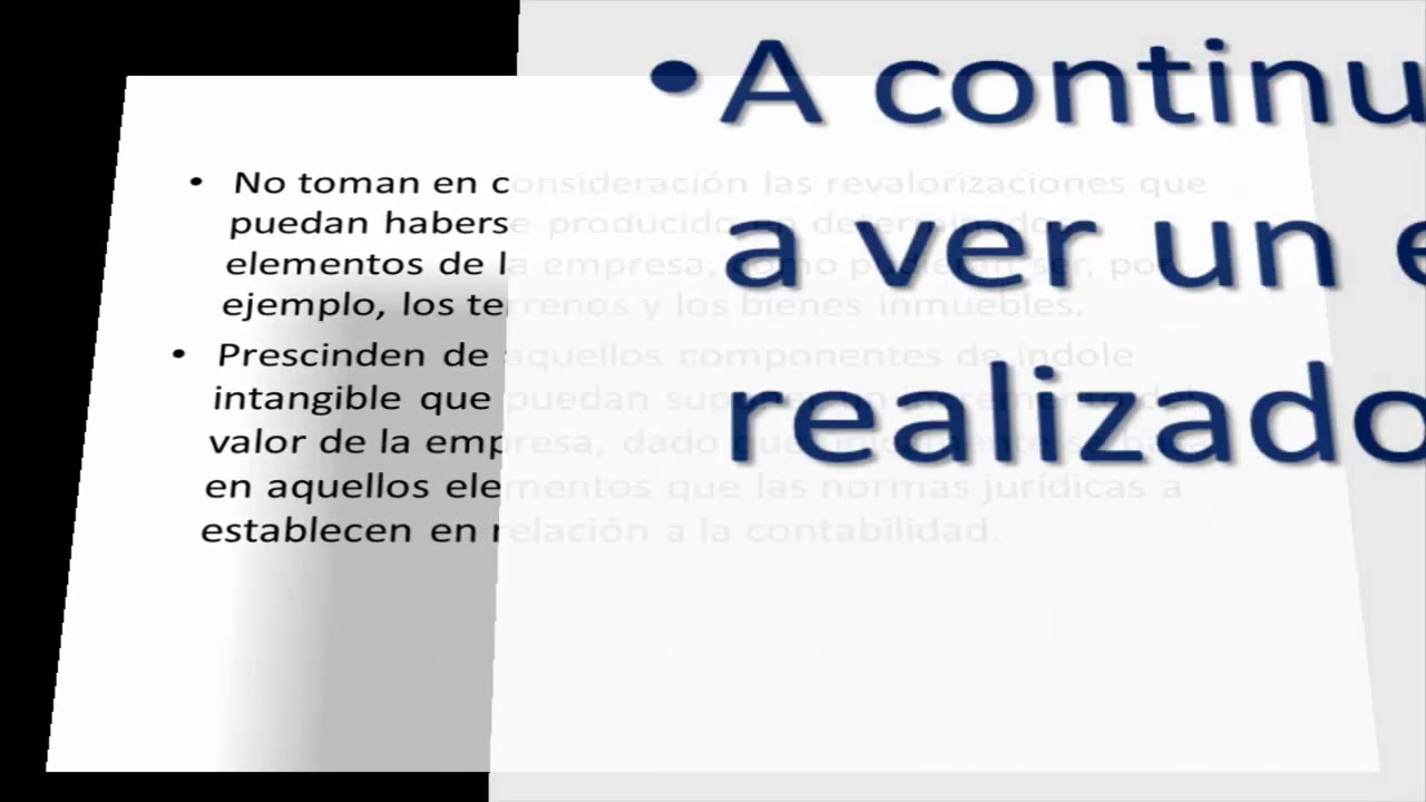 Valor empresas. valor contable