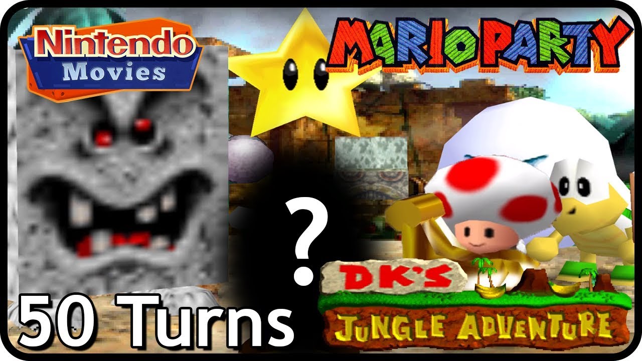 Mario Party 1 - DK's Jungle Adventure (2 Players, 50 Turns!)