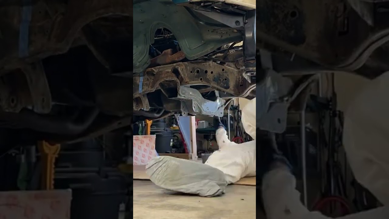 Painting Truck frame with POR 15 #truck #por15 #frame #paint