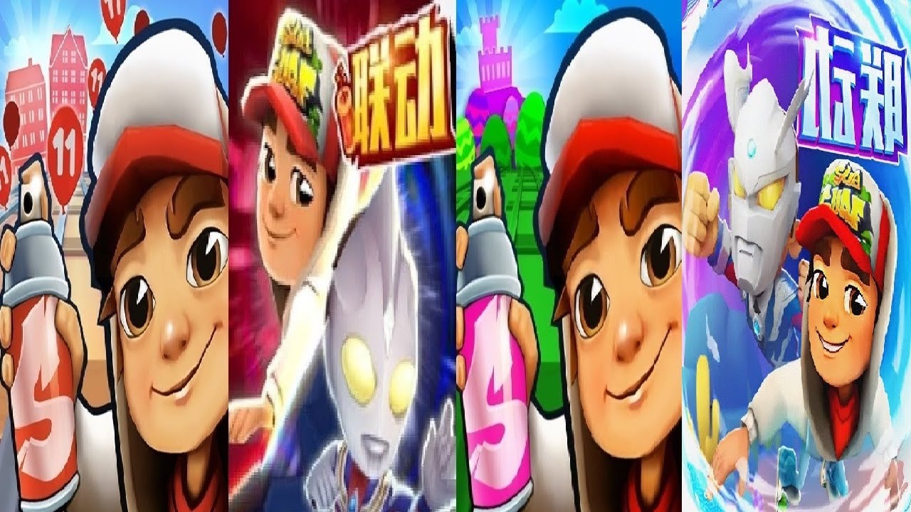 Subway Surfers 2023 Chinese Version Underwater VS Subway Surfers Chicago VS Copenhagen    Gameplay