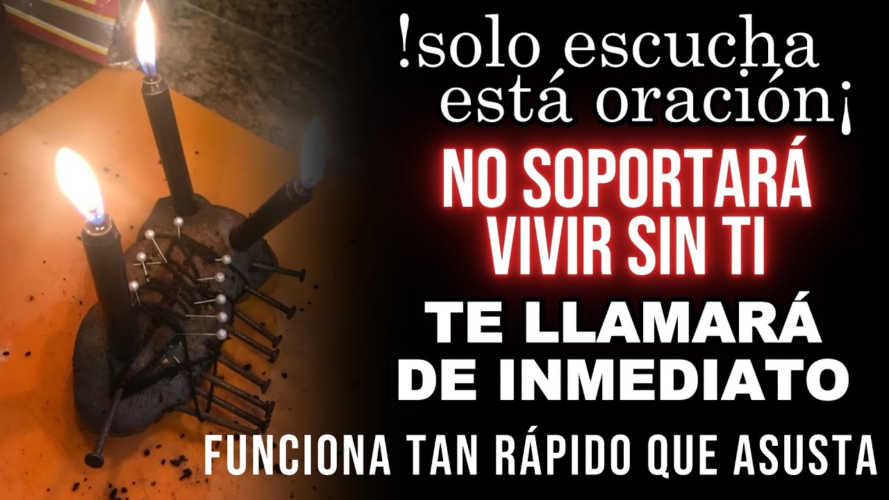 MUY FUERTE ORACIÓN DEL DESESPERO a SAN CIPRIANO para que TE LLAME HOY REGRESO 1 MINUTO 1000 Efectiva