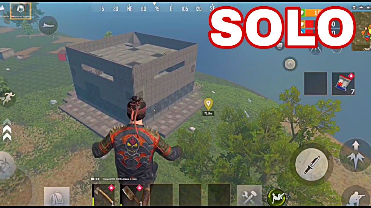 UMA BASE GIGANTE FITA NO LUGAR ERRADO KKK LAST ISLAND OF DURVIVAL