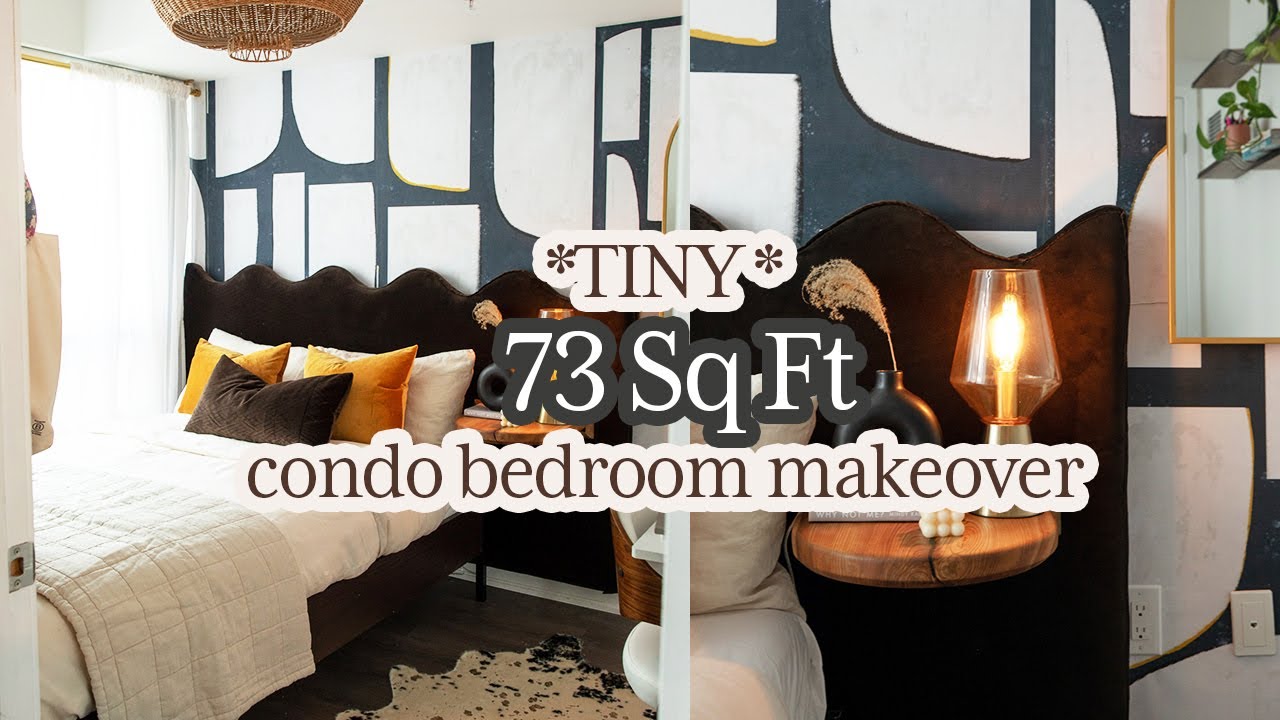 RENTER-FRIENDLY Tiny Condo Bedroom Makeover!