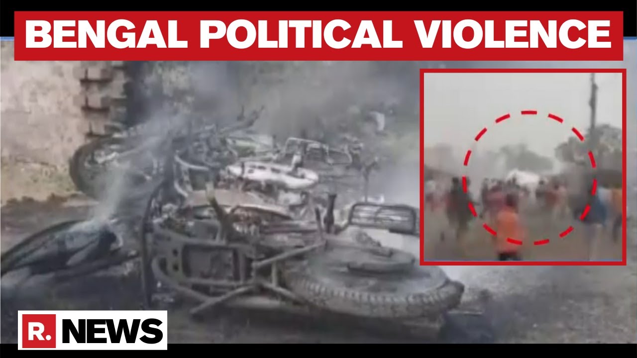 WB: Violent Clash Erupts Between TMC-BJP Workers In Asansol, Bombs Hurled & Shots Fired