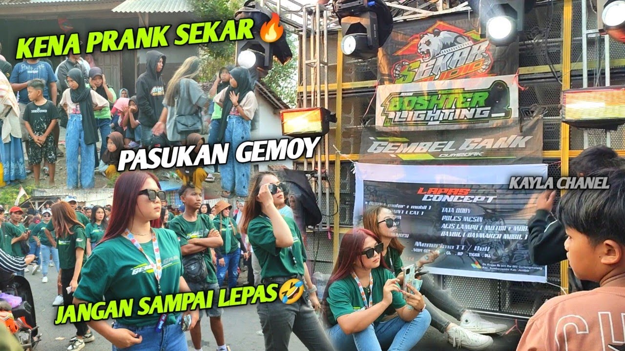 KENA PRANK SEKAR AUDIO🔥 GEMBEL GANK KOK GEMOY