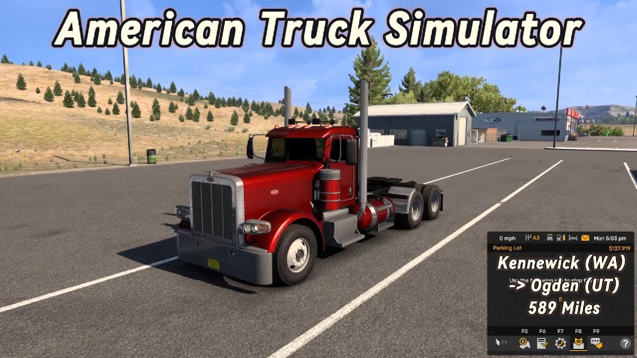 Peterbilt Trucking Uncut | American Truck Simulator: Kennewick → Ogden 589 mi
