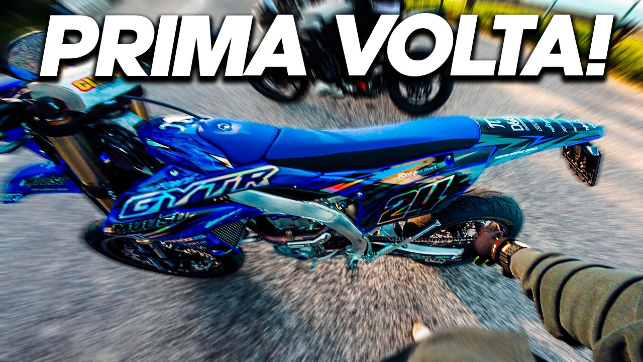 PROVO L'YZ450 MOTARD PER LA PRIMA VOLTA!! *FA PAURA*