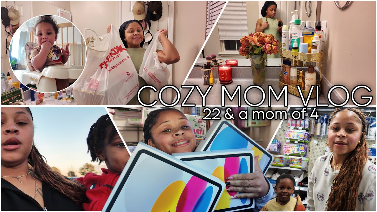 Christmas Shopping & a Cozy Bathroom Reset | Cozy Mom Vlog 🫧
