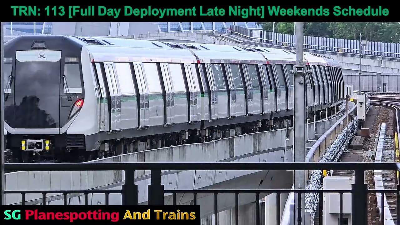 [Christmas Day] SMRT Trainspotting At EW4 Tanah Merah [Sight From The New Eastbound Platform A]