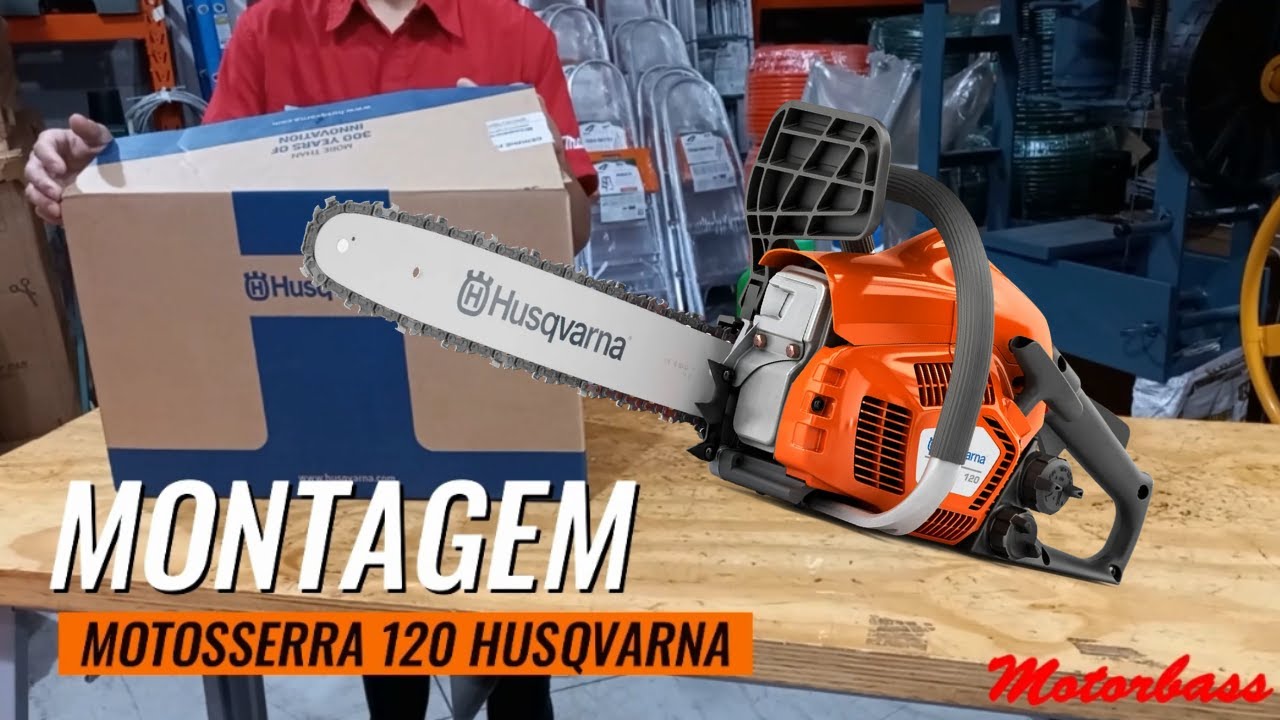 MONTAGEM Motosserra Husqvarna 120 / Simples e Descomplicado!!