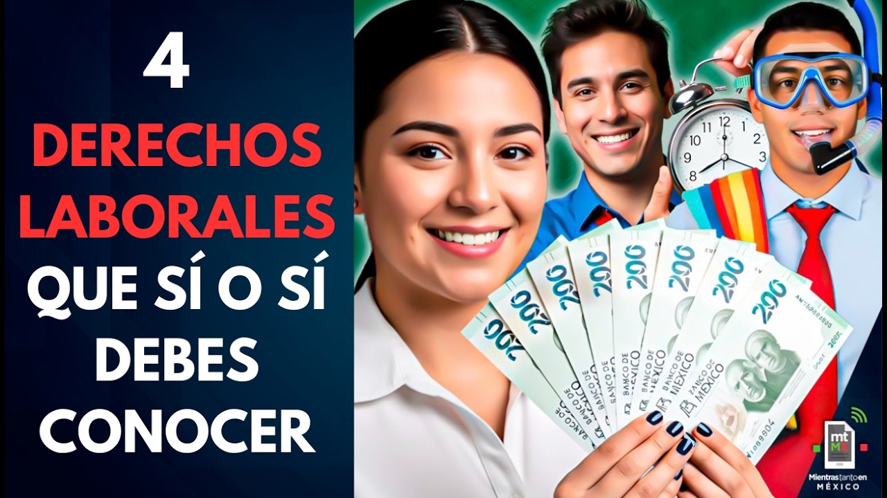 Ley del Trabajo: 4 DERECHOS LABORALES que todos los empleados deben conocer | Mientras tanto México