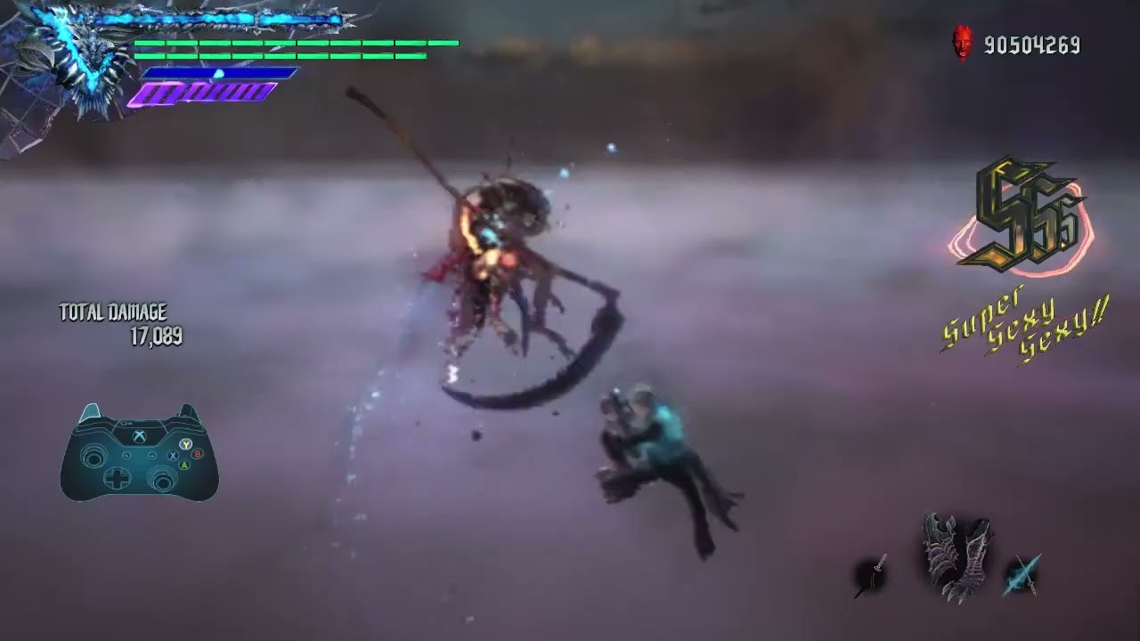 Devil May Cry 5 Vergil combo starfall rapid slash cancel