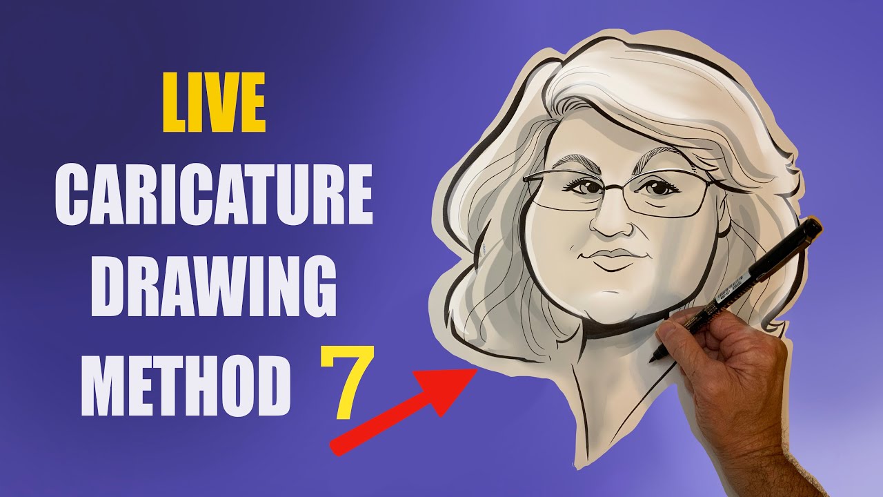 Live Caricature Drawing Method 7