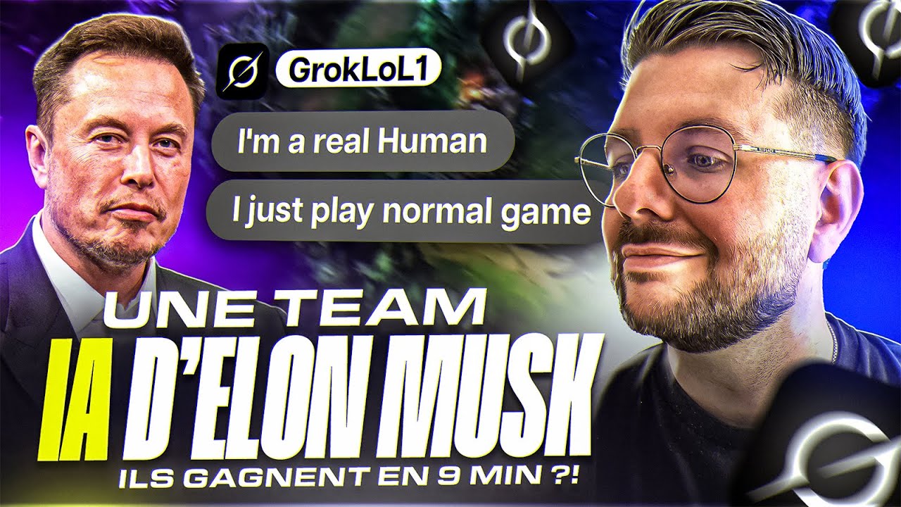UNE TEAM D'IA D'ELON MUSK FINISSENT LES GAMES EN 9 MIN ?! J'AJOUTE UNE IA ELLE ME REPOND ???