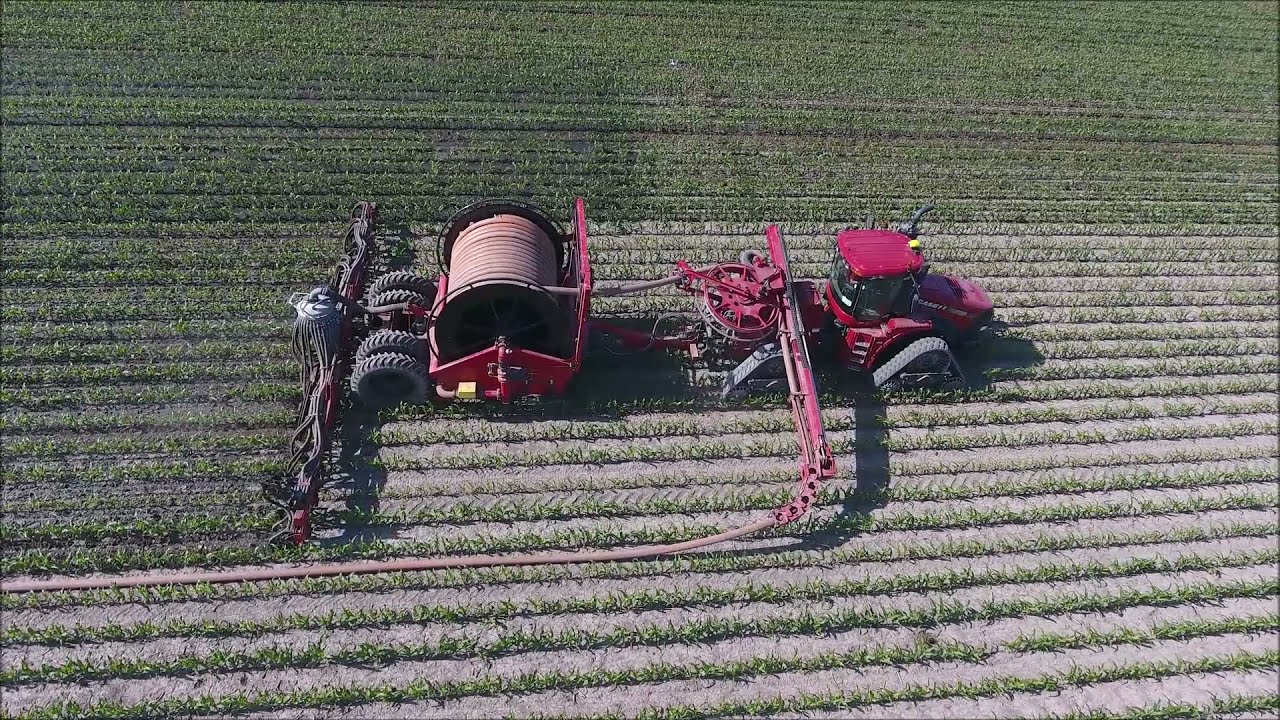 2021 Sidedressing corn with liquid manure.
