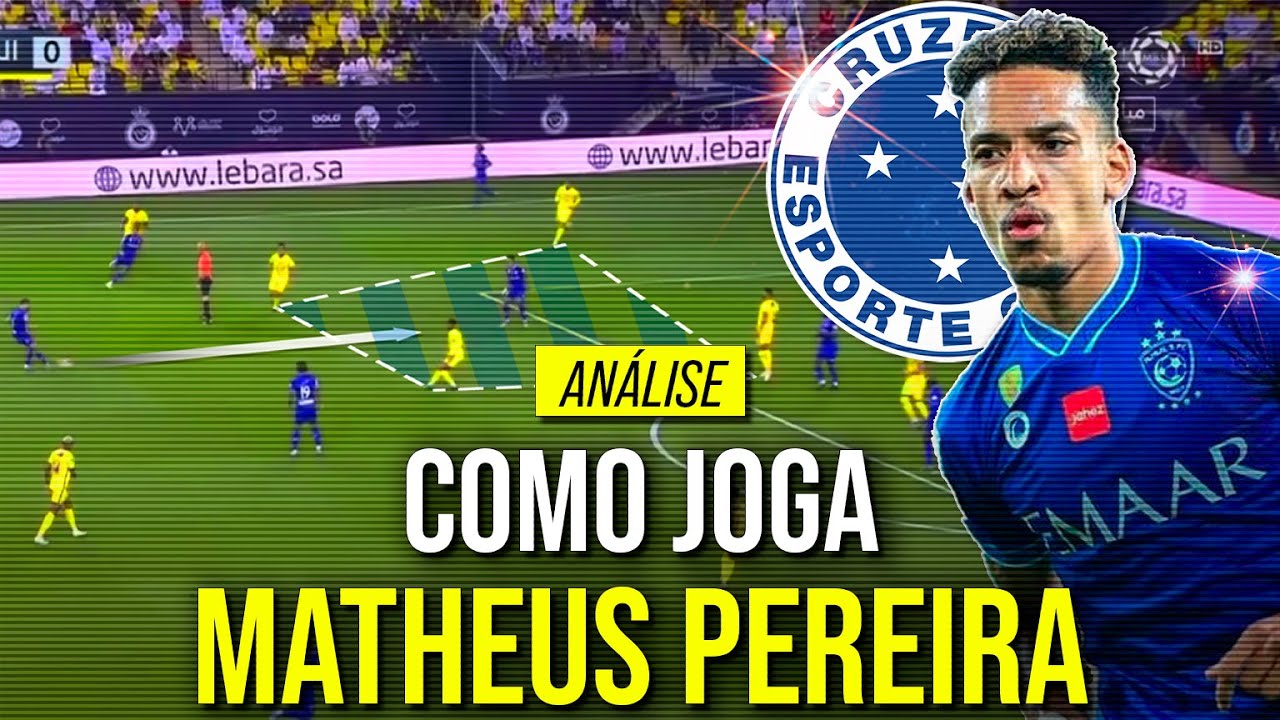 COMO JOGA MATHEUS PEREIRA | O ESTILO DO NOVO REFORÇO DO CRUZEIRO