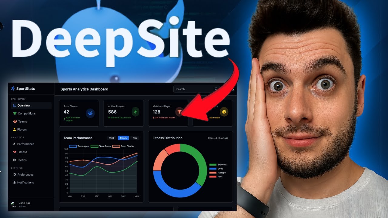 J’ai testé DEEPSITE : l’IA qui crée un site complet sans coder 😱