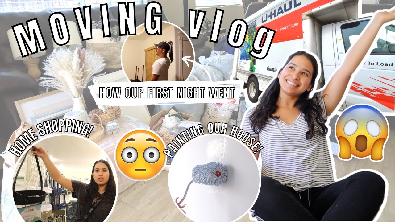 moving into our FIRST HOME together👩‍❤️‍👨 (married couple moves in) !