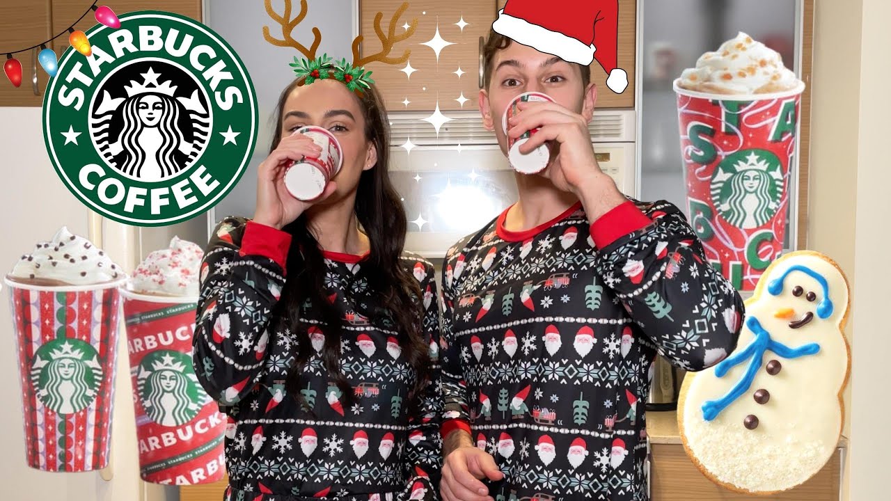Trying Starbucks Holiday Drinks and Treats 2021