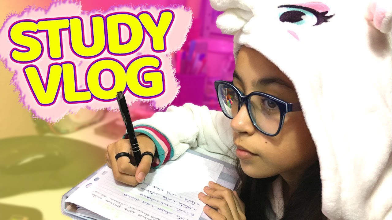 MEU PRIMEIRO STUDY VLOG | COISAS DA LUNA